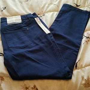 Blue skinny pants